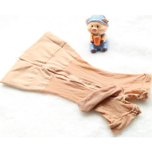 1PCS Unisex Transparent Briefs Shorts With JJ Sleeve Close Cotton Thin Boxer Pantyhose Tight G-string Thong For Gay Wear