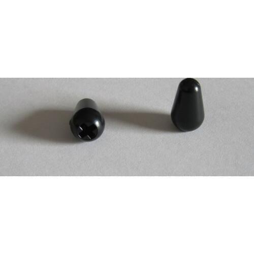 10pcs ST Pickup Switch Tip Knob Black USA Size Caps for American