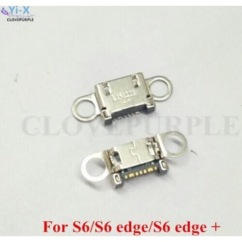 100PCS/Lot For Samsung Galaxy S6 G920 /S6 edge G925 /S6 edge+ G928 Micro USB Charging Port Dock Connector Socket Repair Parts