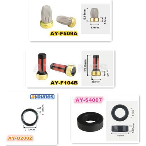 1700 pcs auto spares parts fuel injector repair kits for japan cars replacement