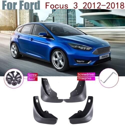 Fender Mudguard Guard Splash Flap Accessories Mud For Ford Focus 3 MK3 2018~2011