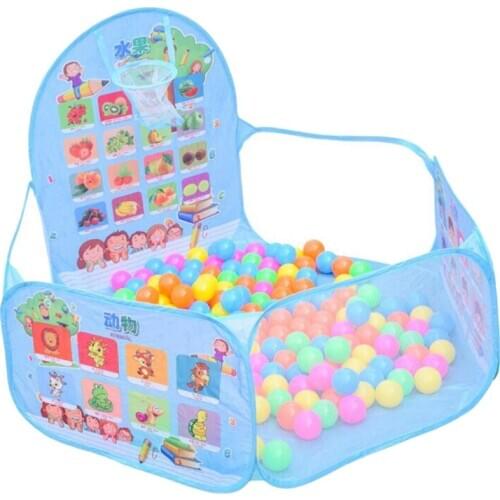 Baby Playpen Tent Ball Pool With Basket Children Toy Ocean Ball Pit Outdoor Toys For Children Ballenbak No ball