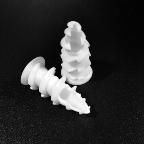 Drywall Nylon Ribbed Self Drilling Wall Drywall Wholesale Plasterboard Anchor 100pcs 10x25mm Plastic Plumbing