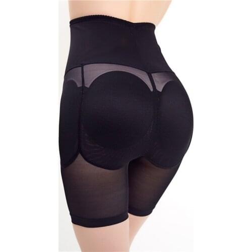 Hot High Waist Tummy Pants Hip Buttocks Plus Pad Fake Butt Pad Hips Buttocks Hip Hips Flat Angle Body Shaping Pants Women
