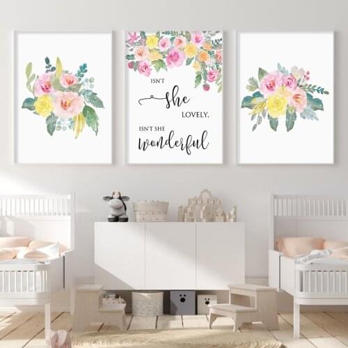 Beautiful Flower Green Leaves Canvas Painting Pictures Decoration Home Decor Modern Wall Art Prints Poster Living Room Decor