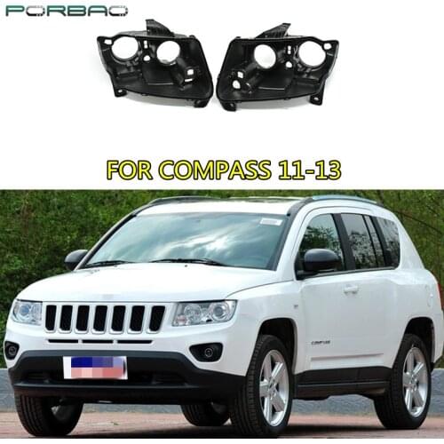 Headlight housing base For COMPASS 2011 2012 2013 Car rear base Replacement Headlight back base