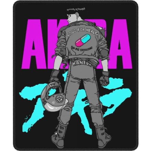 Akira Vaporwave Gaming Mouse Pad Neo Tokyo Street Race Japanese Anime Motorcycle Mouse Mats Rubber Gamer Computer Laptop Pad