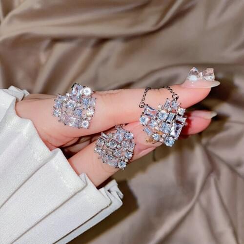 Fashion Cute Heart 925 Silver Earrings Pendant Necklace Bridal Jewelry Set Bling Zirconia Wedding for Brides Jewelry