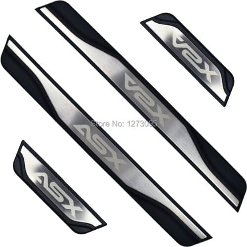 For Mitsubishi ASX 2013-2020 2021 Stainless Door Sill Scuff Plate Kick Guard Pedal Threshold Step Protector Cover Car Accessory
