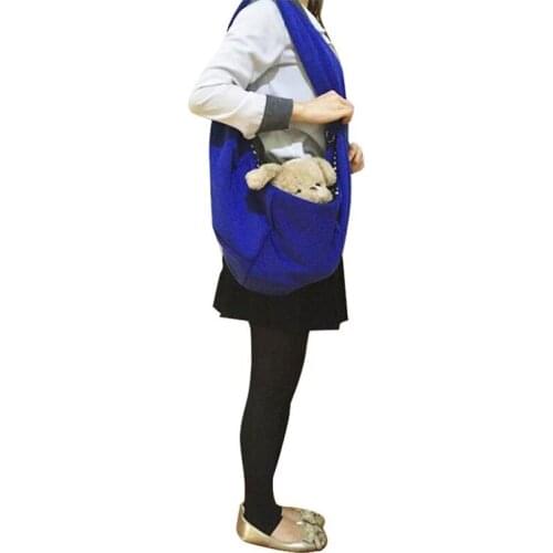 New Cotton Blue Pet Sling Dog Cat Carrier Bag Free Shipping by CPAM Bag for dog