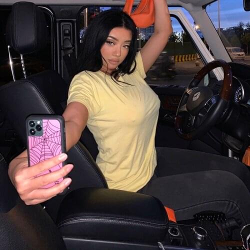 3 Colors Skin-Friendly Super Comfortable Drape Commuter Os Loose Round Neck Short-Sleeved T-Shirt