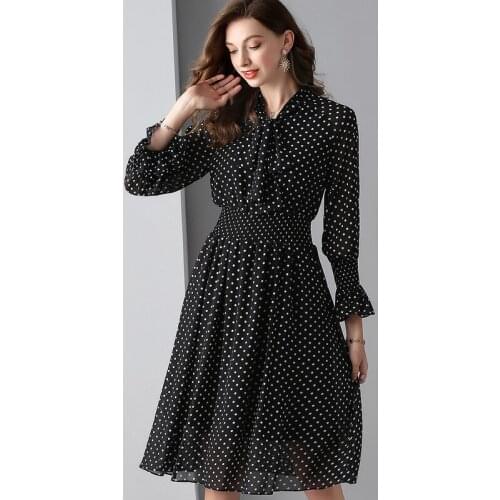 Black polka dot floral dress women robe femme ete 2019 long work boho beach summer sexy party luxury dresses plus size