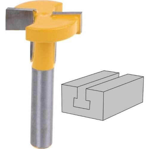 8mm Shank T-Slot T-Track Jointing Slotting Router Bit Woodworking Milling Cutter Wood Cutting Tool