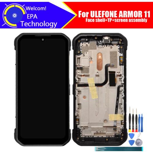 ULEFONE ARMOR 11 LCD Display+Touch Screen Digitizer+Frame Assembly 100% Original LCD+Touch Digitizer for ULEFONE ARMOR 11