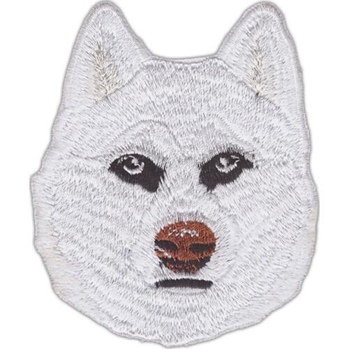 Suitable for all kinds of clothes Siberian Husky Dog Breed Embroidered Applique Patch/Animals,IRON ON OR SEW A105