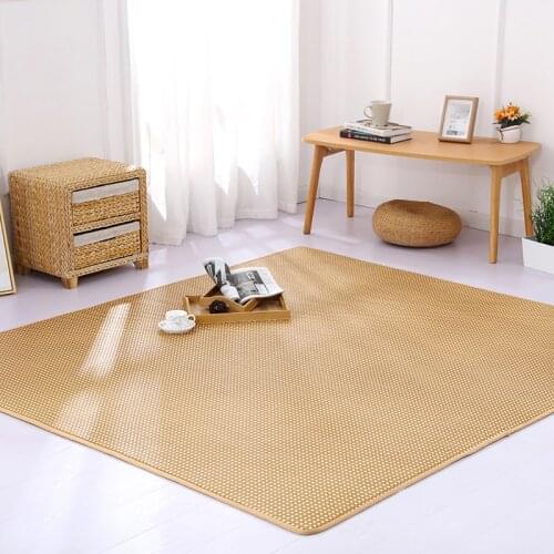 Japanese rattan tatami carpet summer children crawling rug living room bedroom parlor sofa large rug floor hallway customized