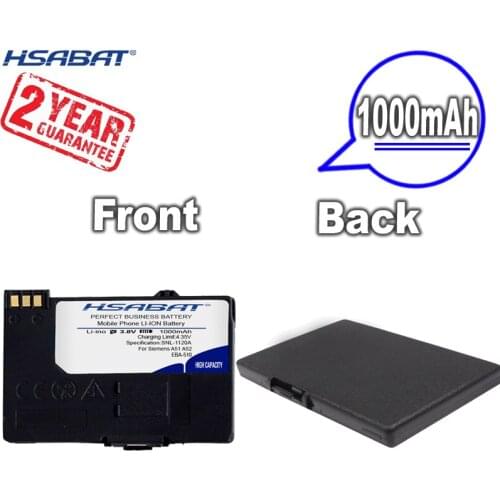 New Arrival [ HSABAT ] 1000mAh EBA-510 Battery for Siemens A51 A52 A55 A56 A57 A60 A62 A65 A75 C55 C56 C60 C61 C70 C71 A70 S55