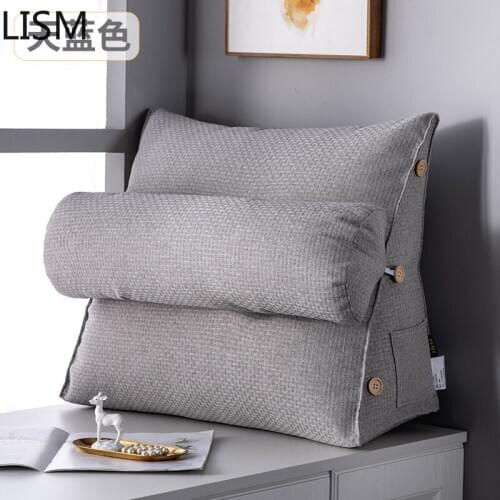 American Triangle Cushion Lumbar Support for Office Chair Coussin Decoratif Gift Sofa Meditation Cushion Home Decor Pillow