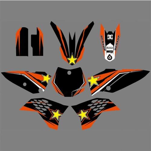 Free custom numbers names Motorcycle SX-65 Stickers Graphics Decals kits For KTM SX65 SX 65 2009 2010 2011 2012 2013 2014 2015