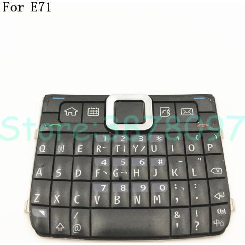 100% Original Main Menu English Keypad Keyboard Buttons Cover Case For Nokia E71 Repair parts