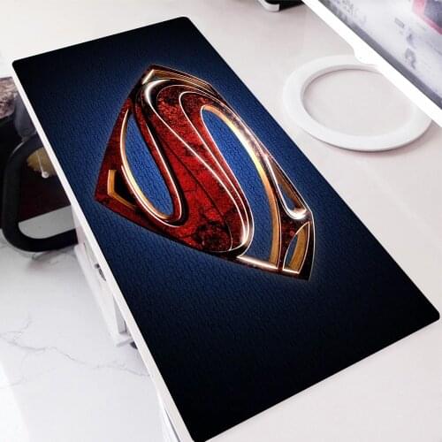 Mousepad Gamer Desk Computer Mat Gaming Mouse Mat Anime Supermans Mouse Pad Xxl Gamers Accessories Deskmat Carpets Mice Rug