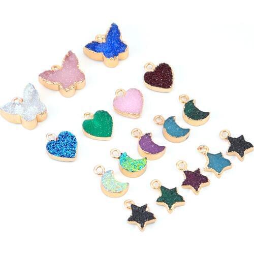 Linsoir Beads Heart Pendants