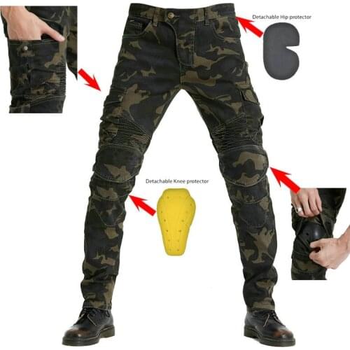 Motorcycle Jeans Pantalones Motocicleta Hombre Featherbed Jeans Standard Version Moto Ride Trousers Pant Summer Riding 4knee pad