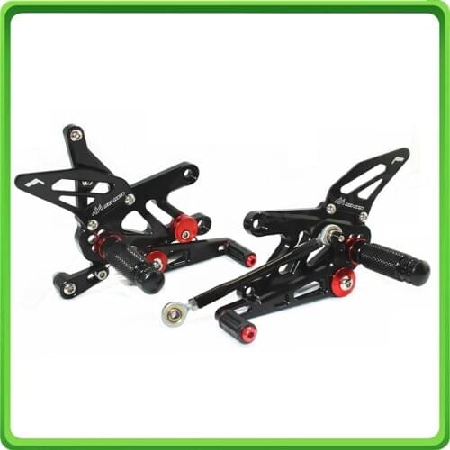 Reverse Shift Rearsets Footrest Foot Rest Pegs for Aprilia RSV4 R/ Factory and Tuono V4 R APRC ABS 2013 2014 2015 2016 Black