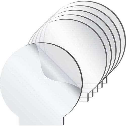 New Thick Transparent Panel Board Sheet Clear Cast for LED Light Base Table Signs DIY Display Projects Craft 6 Pieces
