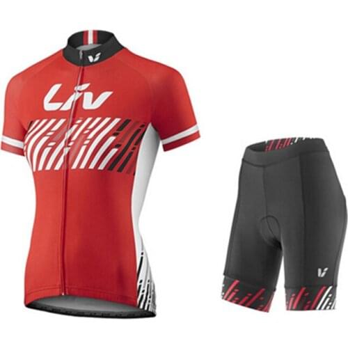 2017 New HQ LIV women cycling clothing maillot ciclismo Bike Short Sleeve Summer Cycling jersey shorts kit