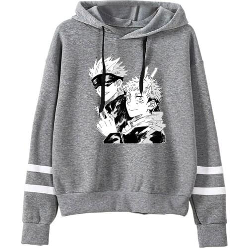 NEW Jujutsu Kaisen Gojo Itadori Fushiguro print Autumn and Winter Holiday Preppy Kawaii Novelty Style Men/Women Coat HOT Clothes