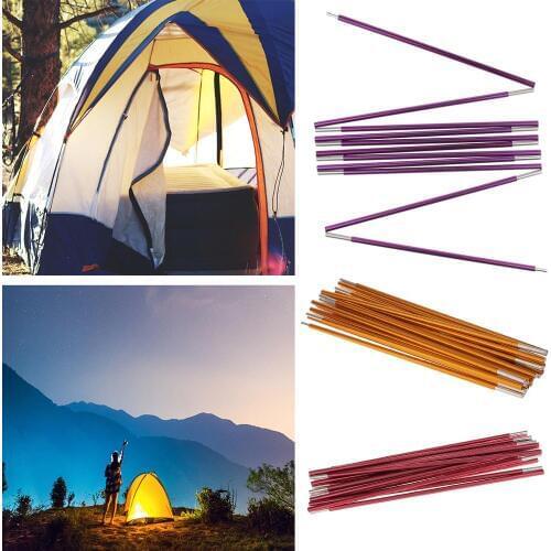 Outdoor Backpacking Aluminium Alloy Awning Tent Poles Bar Travel Camping Hiking Picnic Tents Accessories