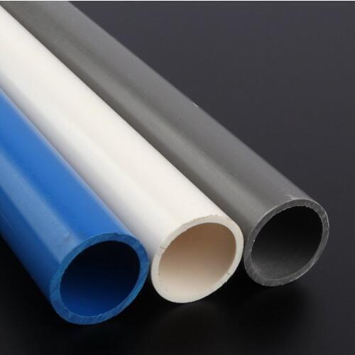 2pcs/lot Outer Dia.63mm PVC Pipe Length 50cm 19" Agriculture Garden Irrigation System Aquarium Fish Tank Tube 3 Colors Available
