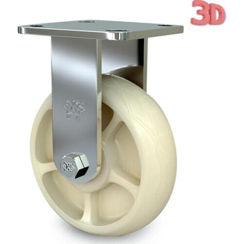 Heavy-duty 6-inch Pattern Nylon Directional Wheel Workshop Equipment Logistics Manual Wear-resistant Indust