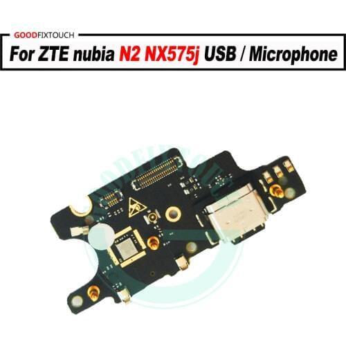1-5PCS For ZTE nubia N2 NX575j USB Charger Charging Port Dock Connector Board with Microphone Mic Replacement Parts for nubia N2