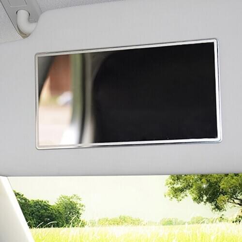 1pc Universal Car Interior Mirror Makeup Mirror Auto Sun-Shading Visor Mirrors