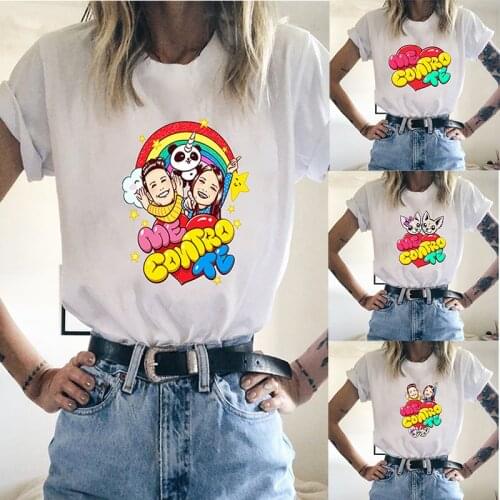 Me Contro Te Maglietta Women Kids Top Tees ME CONTRO TE Oversized Streetwear Casual Tshirt Boy and Girls Children Hip Hop