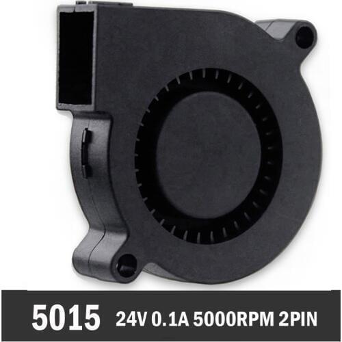 1 Piece Gdstime 5015 Blower Fan DC 24V 2 Pin 50x50x15mm Computer PC Case Cooling Cooler 50MM