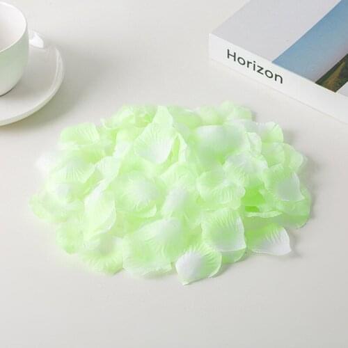 1000PCs Fake Rose Petals DIY Party Decorations Artificial Flowers Romantic Wedding Marriage Accessories For Valentine Gifts