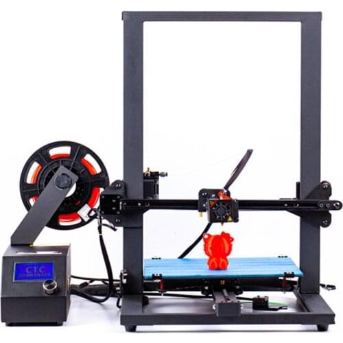 CTC 3D Printer A10S 300x300x400mm Aluminum Dual Z axis DIY&Free PLA Filament UK