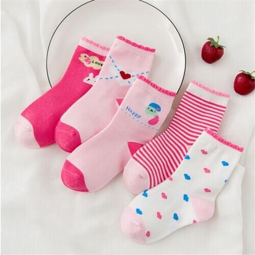 10 pieces/lot Unisex Skarpetki Newborn Sock Kids Boy Pink Rabbit Knit Cotton Soft Baby Socks Lovely Girl Childrens Miaoyoutong