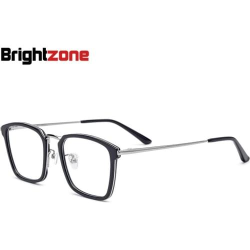 Amazon Wish LAZADA Ebay Best Premium Collection Full High Quality Acetate Metal Square Number Glasses Frame Optical Men Eyewear