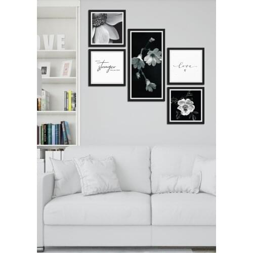 5 piece Frame Looking Mdf Table Decorative Wall Decoration Solid Gift Photo Printed Table Quality Printing Wall Decoration