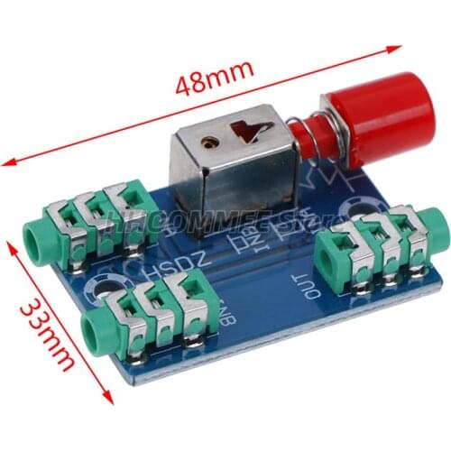 New 1pcs Audio Switching Board 3.5mm Audio Input A / B Group Input Switch Select Output
