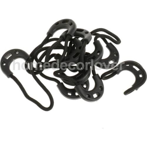 10pcs Zipper Pulls Cord Rope Ends Lock Zip Slider Replacement Repair Kit For Clothing/Bags/Jacket/Sportswear 65mm