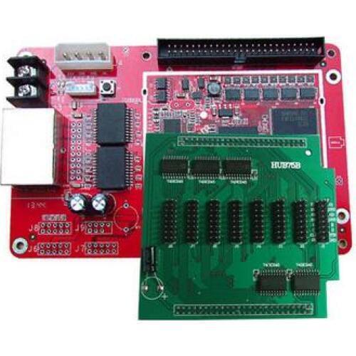 One pcs full color upgrade I5AF instead of A8 Led display controller card and one pcs HUB75 conversion card led display screen