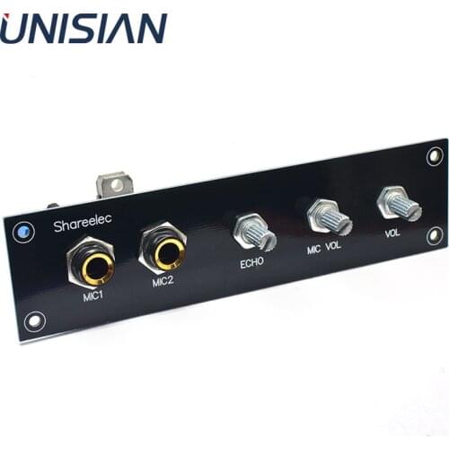 UNISIAN Panel of PT2399 karaoke amplifier baord Line extended potentiometer Fixed chassis panel only for our stores karaoke