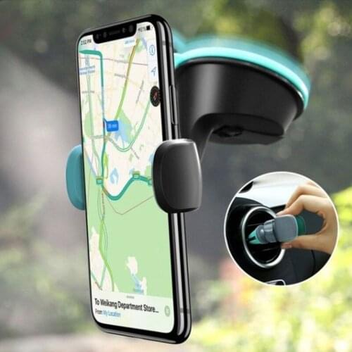 Car mobile phone stand car dashboard outlet multi-function universal rotary chuck clamp mobile phone stand