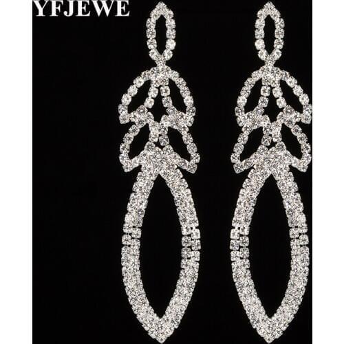 YFJEWE Women Tassel Drop Earrings Fashion Evening Party Jewelry Luxury E272