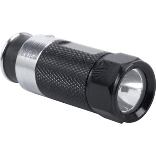 1pcs Mini Led flashlights Car Cigarette Lighter led Rechargeable Flashlight